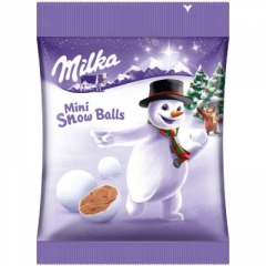 Шоколад Milka Mini Snow Balls 100 гр