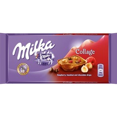 Milka Collage (Fruit, Raspberry, Hazelnut) 18 шт. 93 грамм