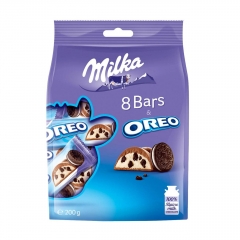 Шоколадный батончик Milka Snack Bag Oreo 222 грамм