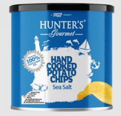 Чипсы Hunter`s Gourmet Морская Соль 40 гр банка