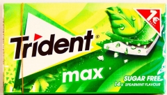 Жевательная резинка TRIDENT MAX мята 27 гр