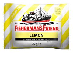 Мятные леденцы Fisherman's Friend со вкусом лимона 25 грамм