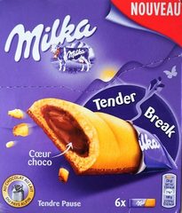 Молочный шоколад Milka Tender Break Plain 130 грамм