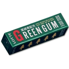 Жевательная резинка LOTTE GREEN GUM 31 грамм