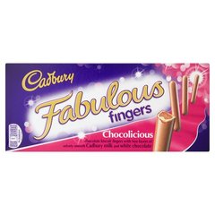 Шоколадные палочки Cadbury Fabulous Fingers 110 грамм