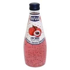 Basil seed drink Lychee flavor 'Напиток Семена базилика с ароматом личи' 290мл