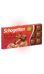 Молочный шоколад Schogetten PERFECT корица и сливочный крем 100 гр