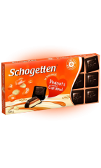 Темный шоколад Schogetten с начинкой из арахисового крема с солью 100 гр