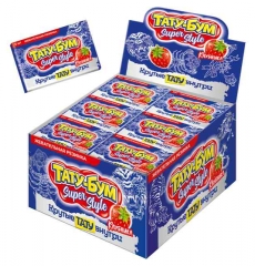 Жевательная резинка Канди Клаб Тату-Бум Super Style со вкусом клубники 12 гр