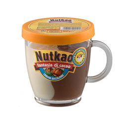 Шоколадная паста Nutkao Mug of two coloured spread 300 грамм