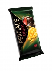 Темный шоколад Pergale с начинкой манго 100 гр