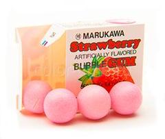 MARUKAWA жевательная резинка вкус Клубника шары 8 грамм