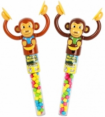 Леденцовая карамель Kidsmania с игрушкой Wacky Monkey 12 грамм