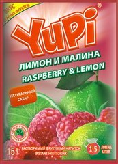 Растворимый напиток YUPI Малина-лимон 15 грамм