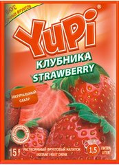 Растворимый напиток YUPI Клубника 15 грамм
