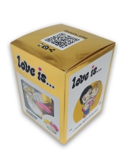 Сливочные жевательные конфеты Love is Микс вкусов ЗОЛОТАЯ серия 105 гр