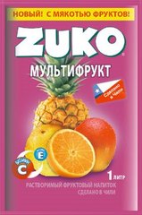 Растворимый напиток ZUKO Мультифрукт 25 грамм